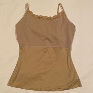 SPANX Nude camisole with shelf bra M